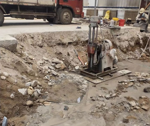 大关公路下沉压浆